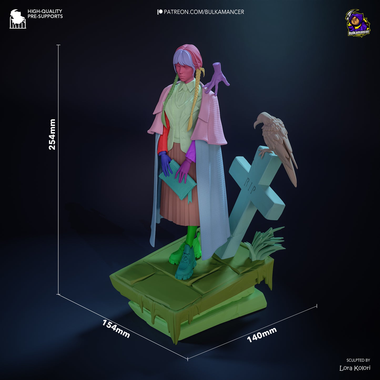 Gothic Daughter | Resin Garage Kit Figure | Bulkamancer Sculpts