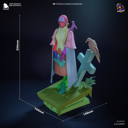 Gothic Daughter | Resin Garage Kit Figure | Bulkamancer Sculpts