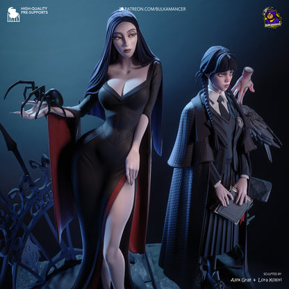 Gothic Duo | Resin Garage Kit Figure Game Fan Art | Bulkamancer Sculpts