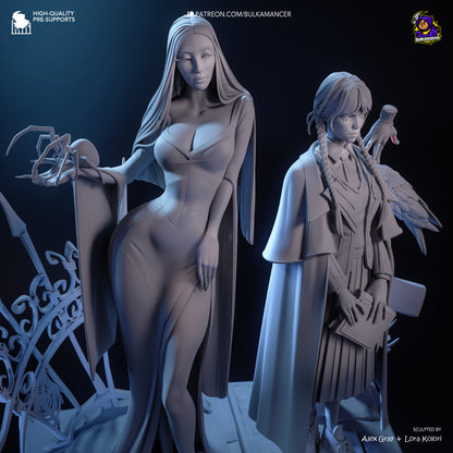 Gothic Duo | Resin Garage Kit Figure Game Fan Art | Bulkamancer Sculpts