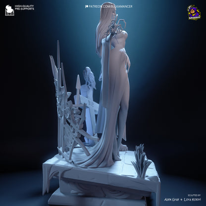 Gothic Duo | Resin Garage Kit Figure Game Fan Art | Bulkamancer Sculpts