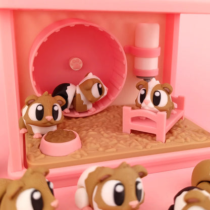 Flexi Guinea Pigs & Cage Playset | 3DGOB - Tattles Told 3D