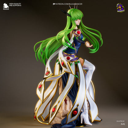 Green Witch | Resin Garage Kit Figure | Bulkamancer Sculpts