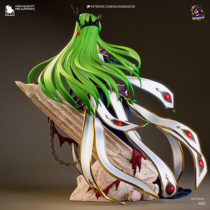 Green Witch | Resin Garage Kit Figure | Bulkamancer Sculpts