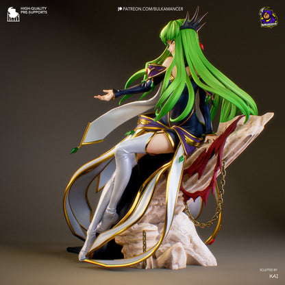 Green Witch | Resin Garage Kit Figure | Bulkamancer Sculpts