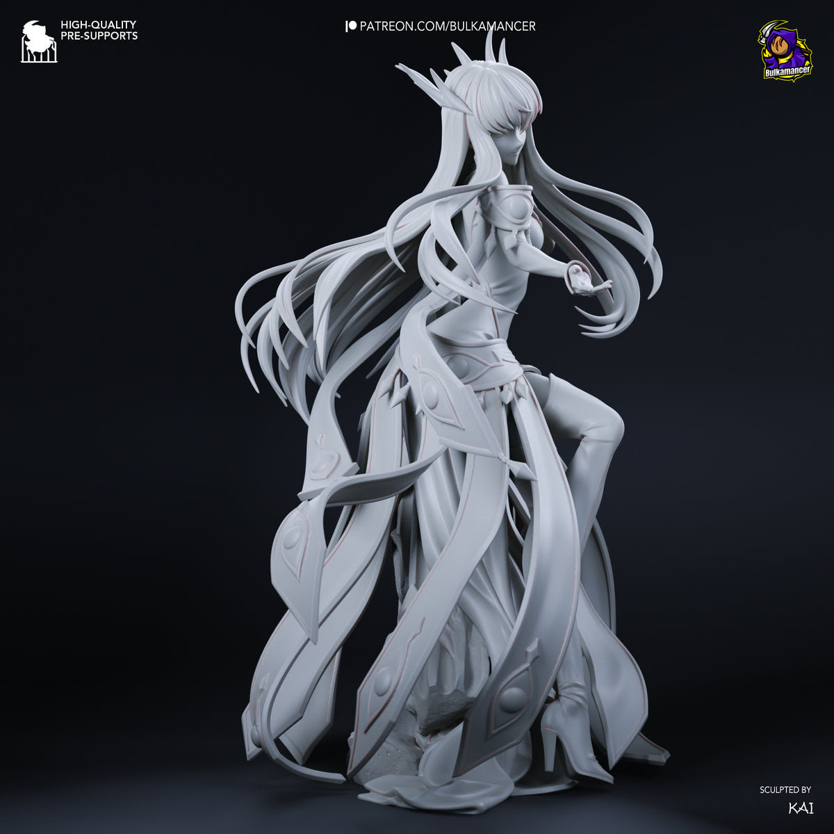 Green Witch | Resin Garage Kit Figure | Bulkamancer Sculpts