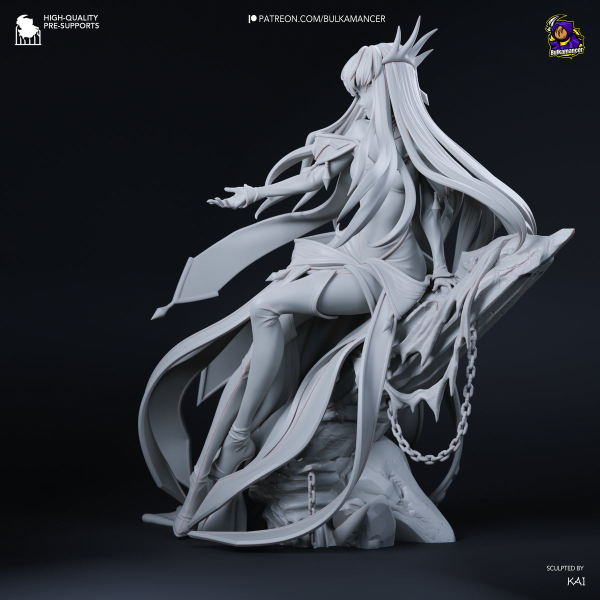 Green Witch | Resin Garage Kit Figure | Bulkamancer Sculpts