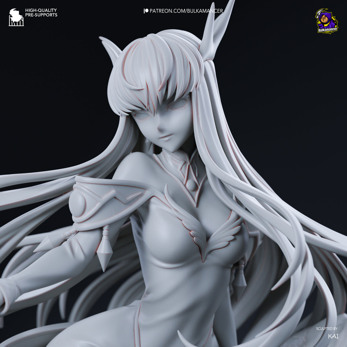 Green Witch | Resin Garage Kit Figure | Bulkamancer Sculpts