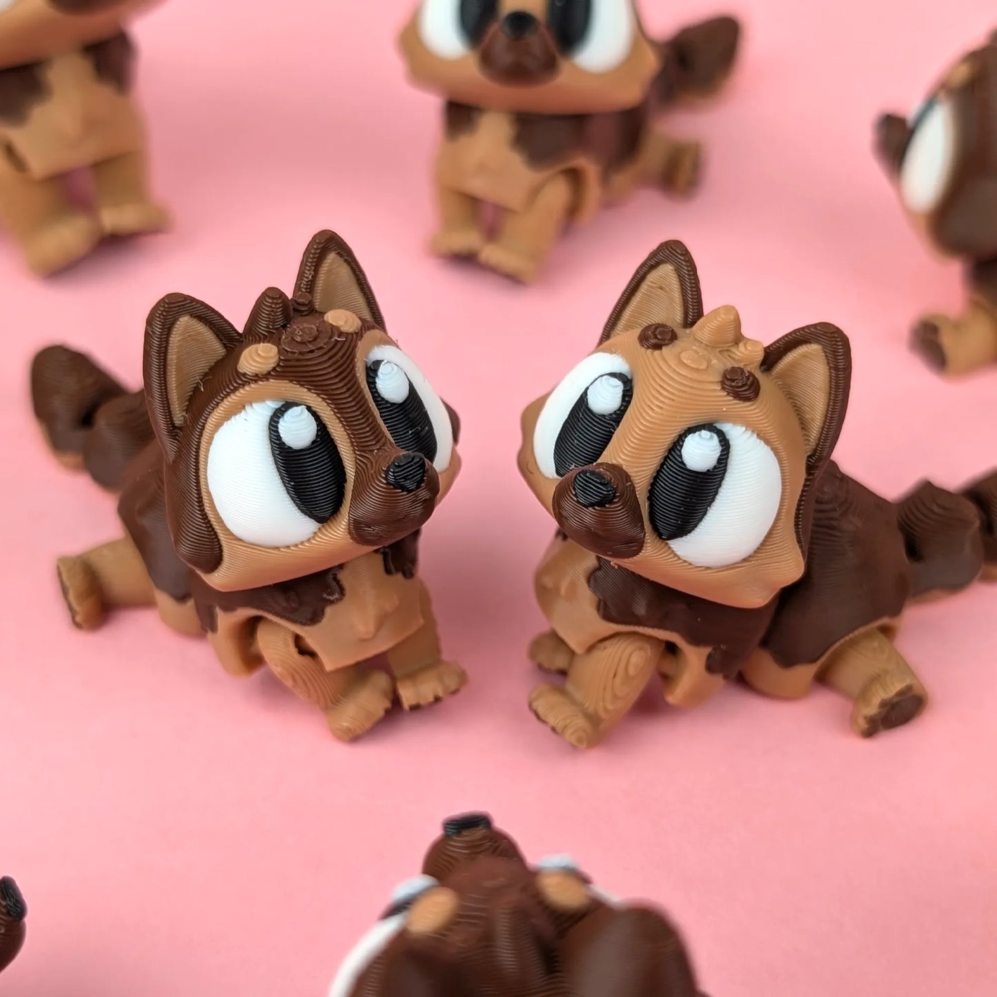 Flexi German Shepherd & Backyard Playset | 3DGOB - Tattles Told 3D
