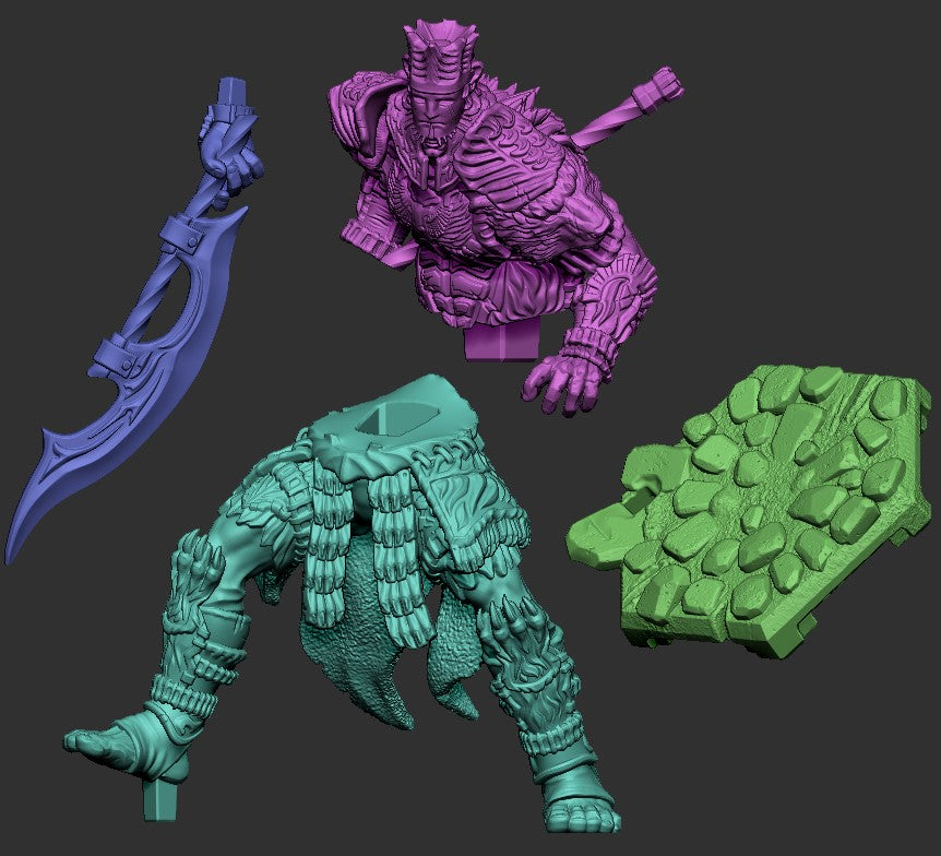 Champion Gumbear | D&D TTRPG Miniature | Dragun Studios