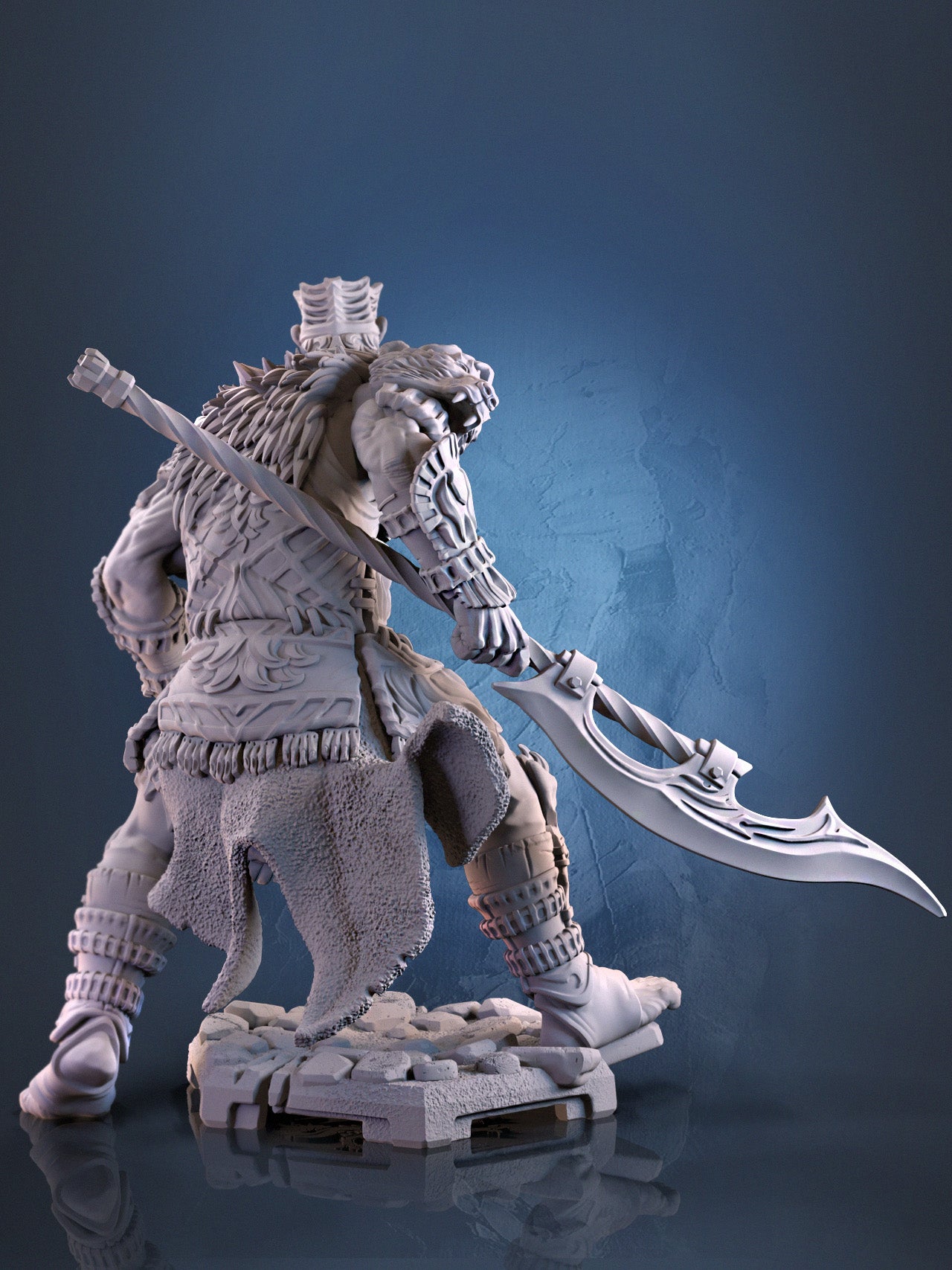 Champion Gumbear | D&D TTRPG Miniature | Dragun Studios