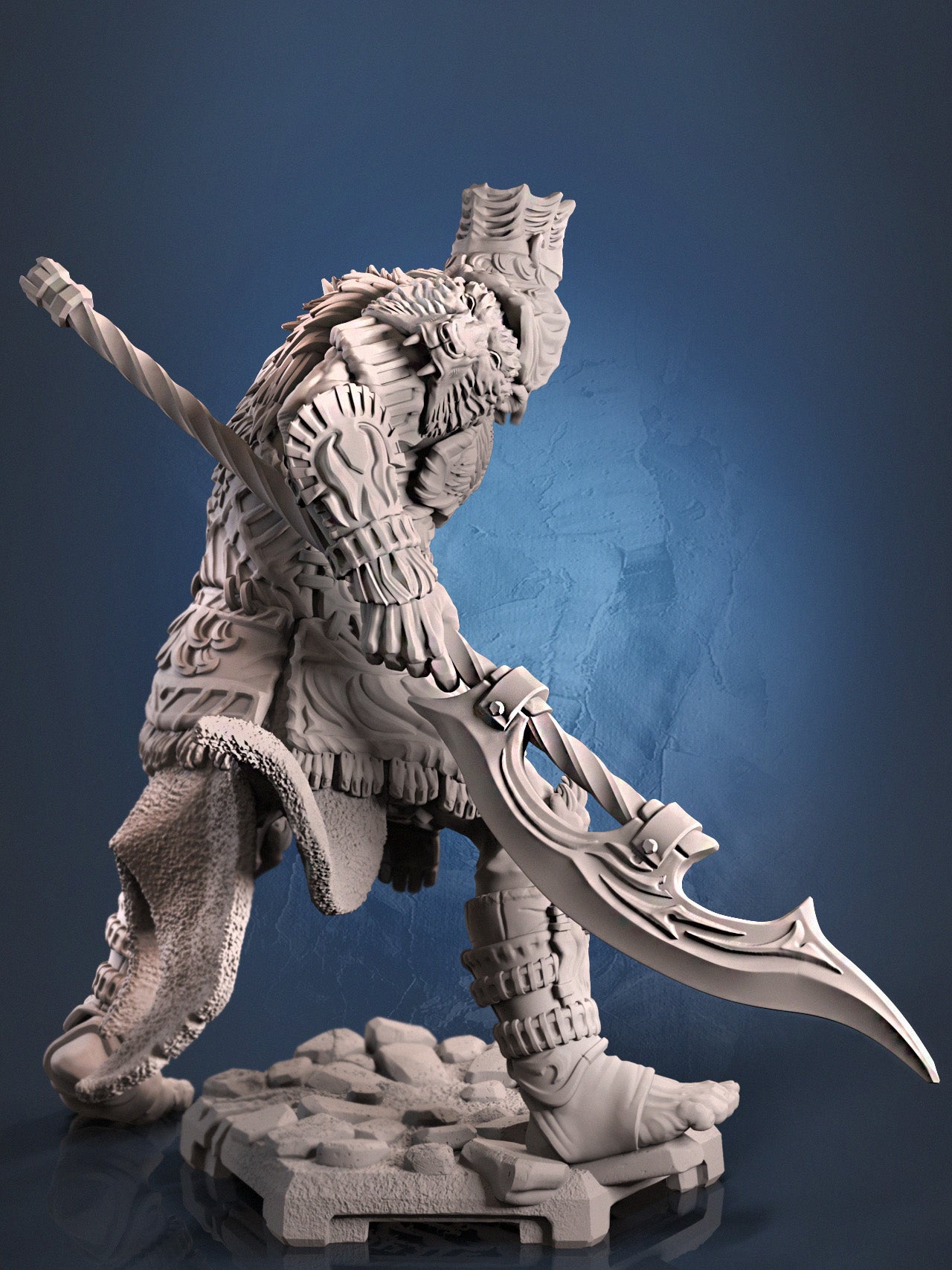 Champion Gumbear | D&D TTRPG Miniature | Dragun Studios