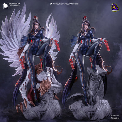Bruja Pistolera | Figura de Resina de Garaje | Esculturas de Bulkamancer
