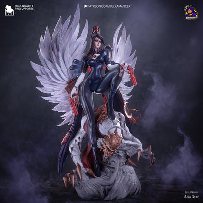 Bruja Pistolera | Figura de Resina de Garaje | Esculturas de Bulkamancer