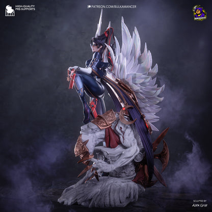 Bruja Pistolera | Figura de Resina de Garaje | Esculturas de Bulkamancer