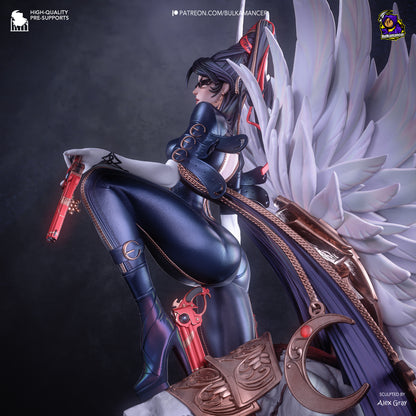 Bruja Pistolera | Figura de Resina de Garaje | Esculturas de Bulkamancer