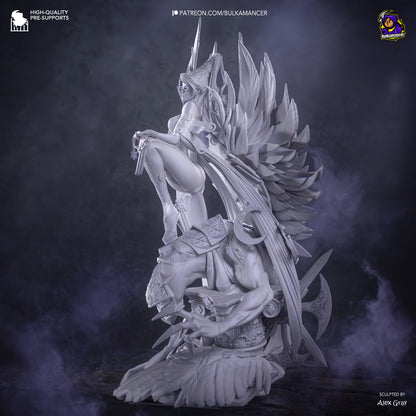 Bruja Pistolera | Figura de Resina de Garaje | Esculturas de Bulkamancer