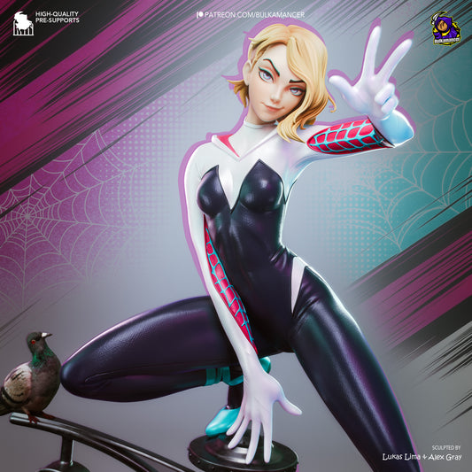 Gymnast Spider | Resin Garage Kit Figure | Bulkamancer Sculpts