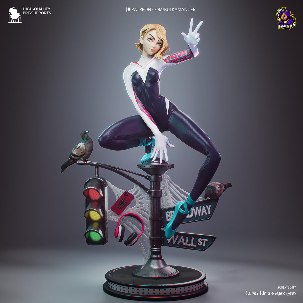 Gymnast Spider | Resin Garage Kit Figure | Bulkamancer Sculpts