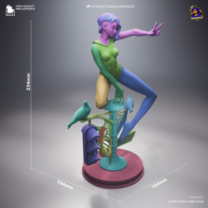 Gymnast Spider | Resin Garage Kit Figure | Bulkamancer Sculpts