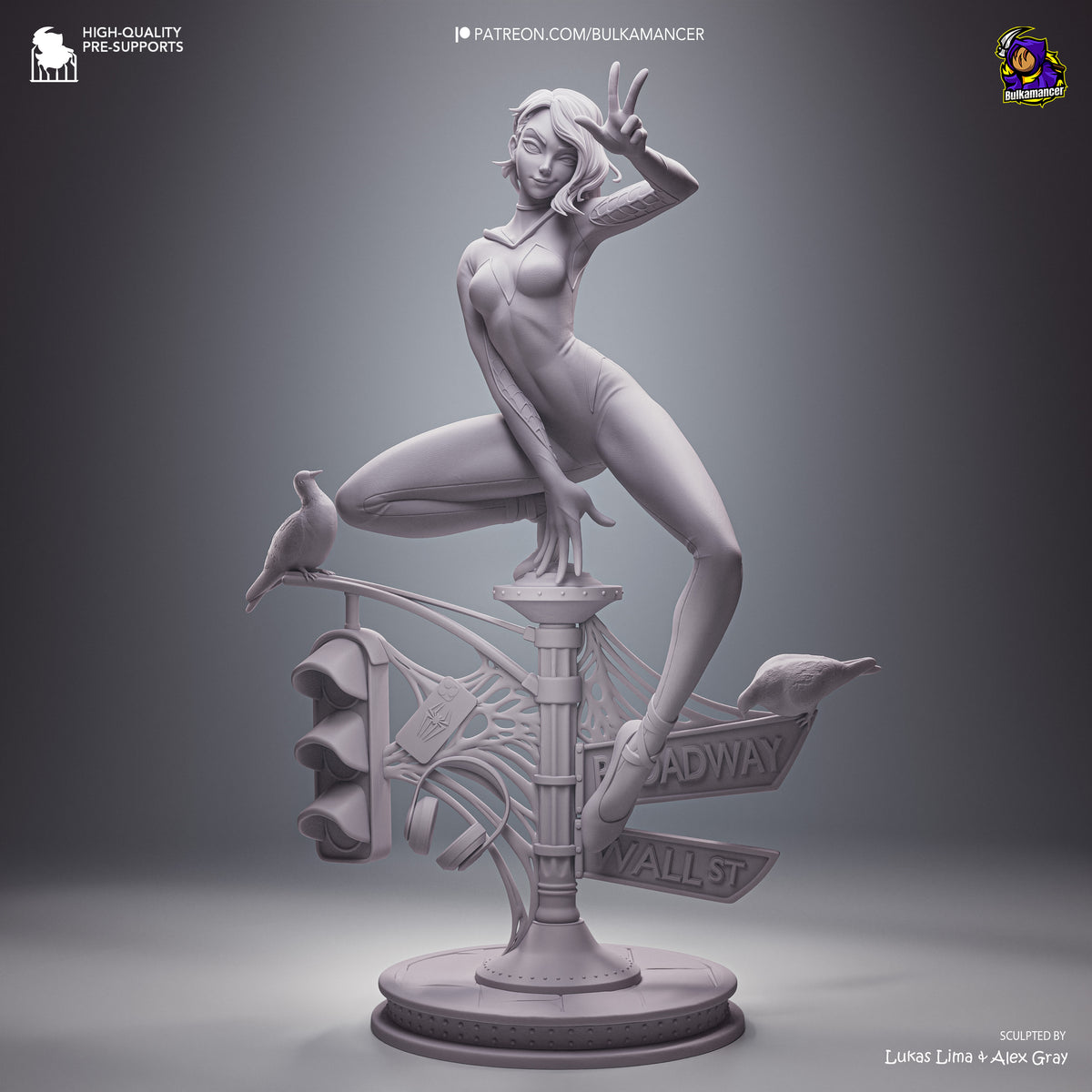 Gymnast Spider | Resin Garage Kit Figure | Bulkamancer Sculpts