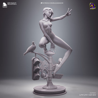 Gymnast Spider | Resin Garage Kit Figure | Bulkamancer Sculpts