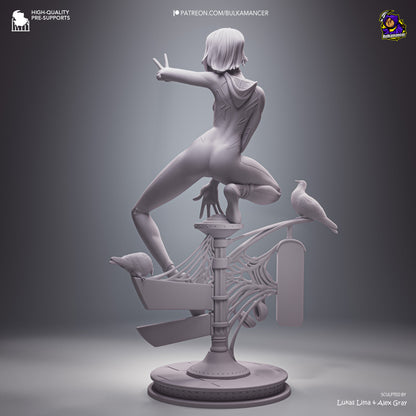 Gymnast Spider | Resin Garage Kit Figure | Bulkamancer Sculpts