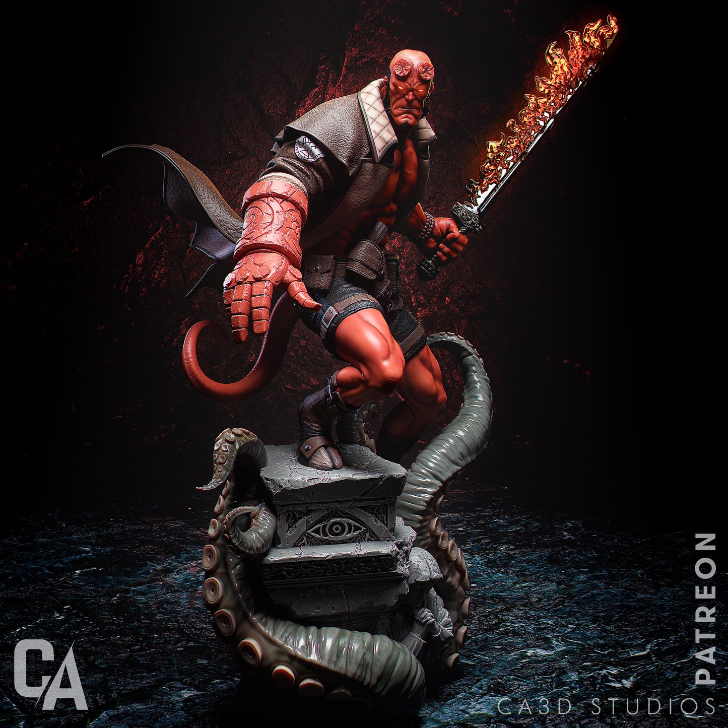 1:12 Child of Hell | 3D Printed Resin Garage Kit Figure | CA 3D Studios
