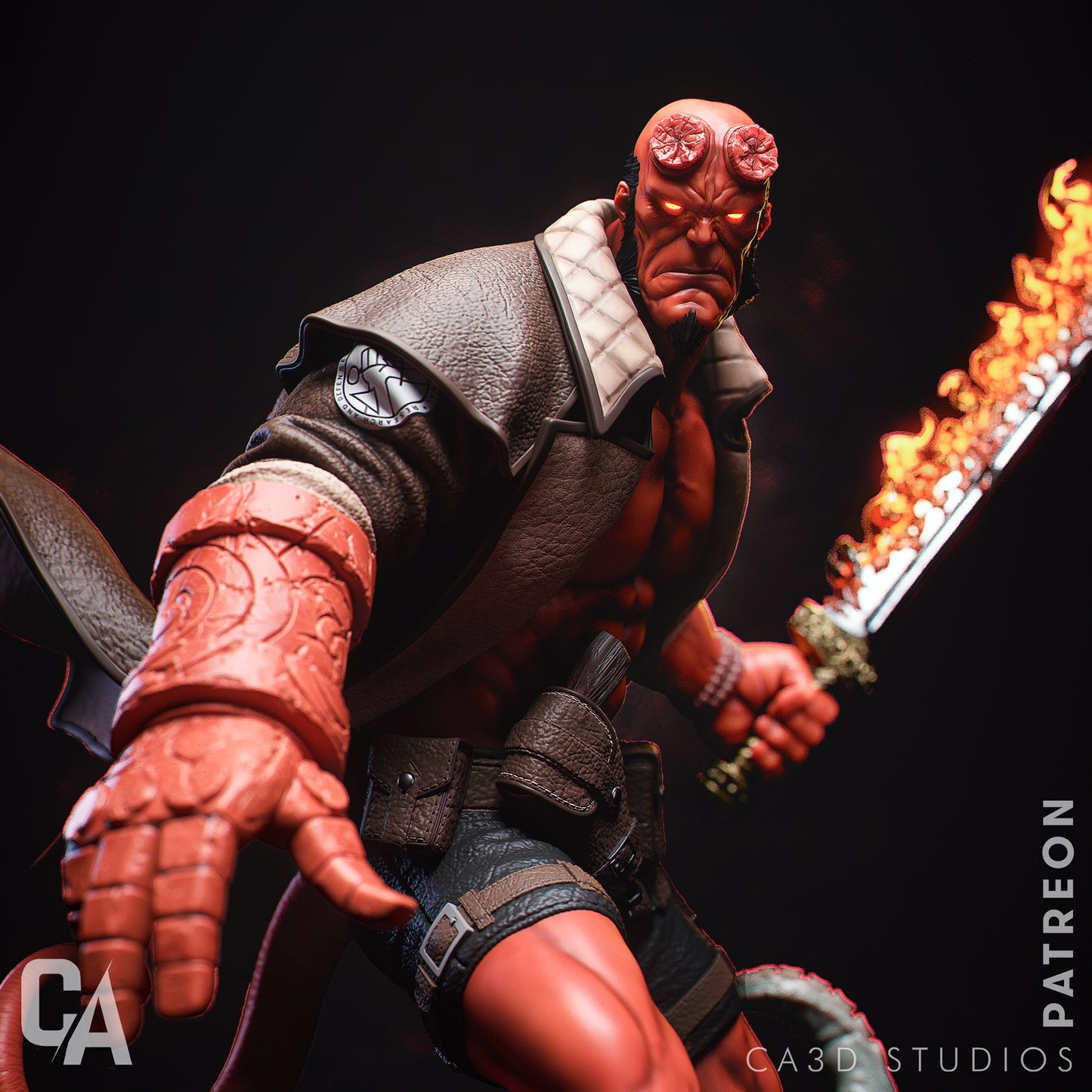 1:12 Child of Hell | 3D Printed Resin Garage Kit Figure | CA 3D Studios