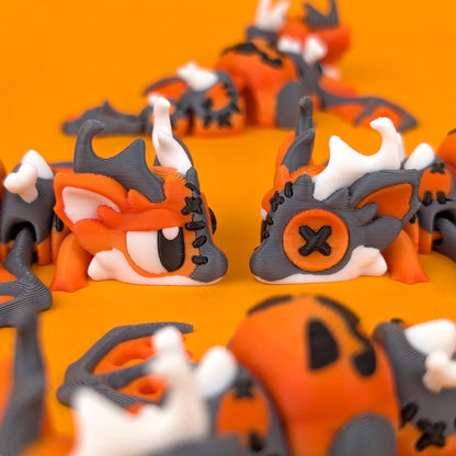 Flexi Halloween Mini Dragon & Egg | 3DGOB - Tattles Told 3D