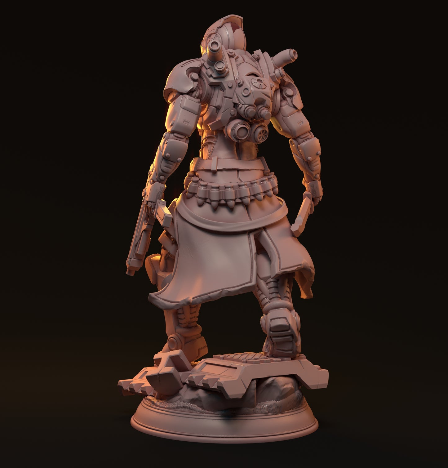 Heim, Cyberpunk Soldier | D&D TTRPG Miniature | Hardwitch Games