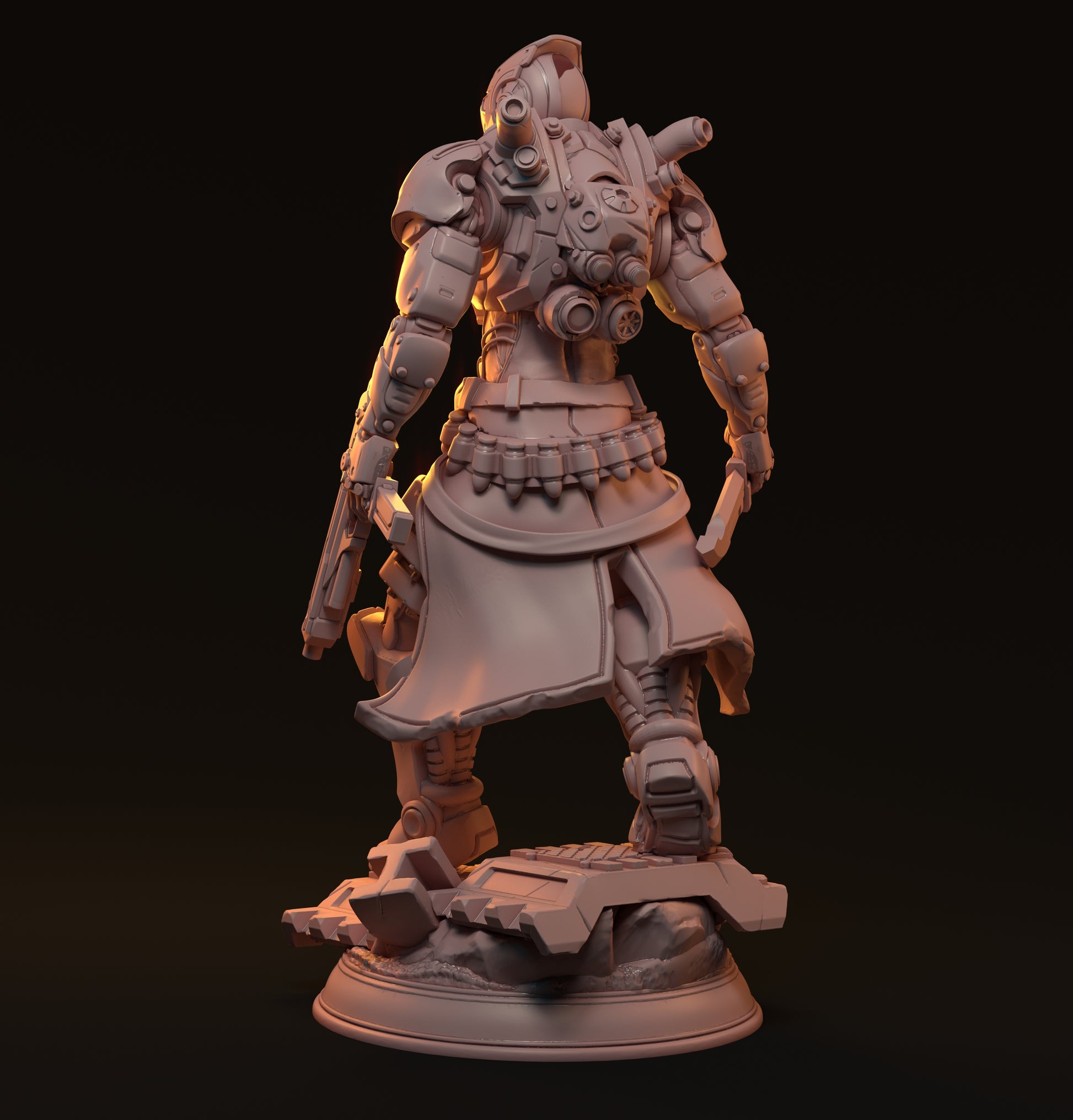 Heim, Cyberpunk Soldier | D&D TTRPG Miniature | Hardwitch Games