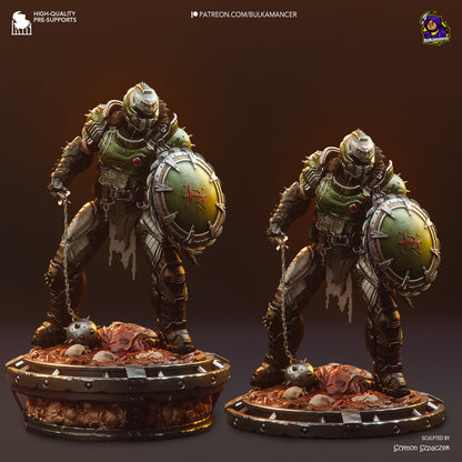 Hellwalker | Resin Garage Kit Figure Game Fan Art | Bulkamancer Sculpts