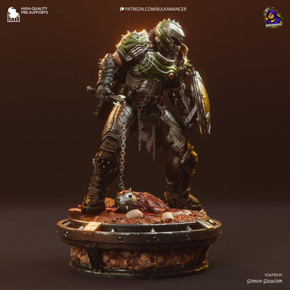Hellwalker | Resin Garage Kit Figure Game Fan Art | Bulkamancer Sculpts