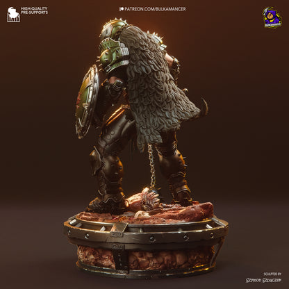 Hellwalker | Resin Garage Kit Figure Game Fan Art | Bulkamancer Sculpts