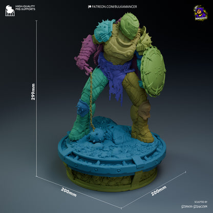 Hellwalker | Resin Garage Kit Figure Game Fan Art | Bulkamancer Sculpts