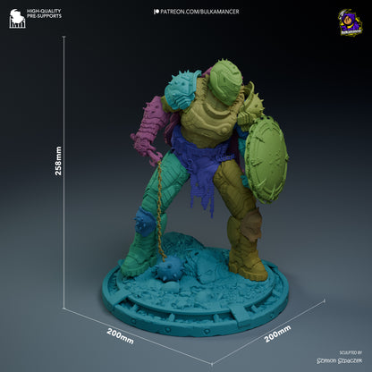 Hellwalker | Resin Garage Kit Figure Game Fan Art | Bulkamancer Sculpts