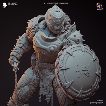Hellwalker | Resin Garage Kit Figure Game Fan Art | Bulkamancer Sculpts