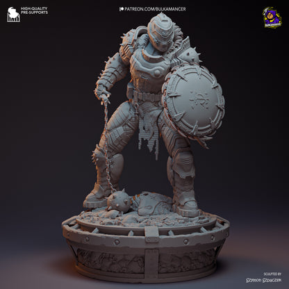 Hellwalker | Resin Garage Kit Figure Game Fan Art | Bulkamancer Sculpts
