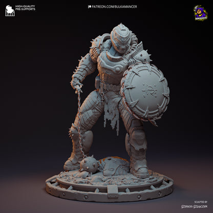 Hellwalker | Resin Garage Kit Figure Game Fan Art | Bulkamancer Sculpts