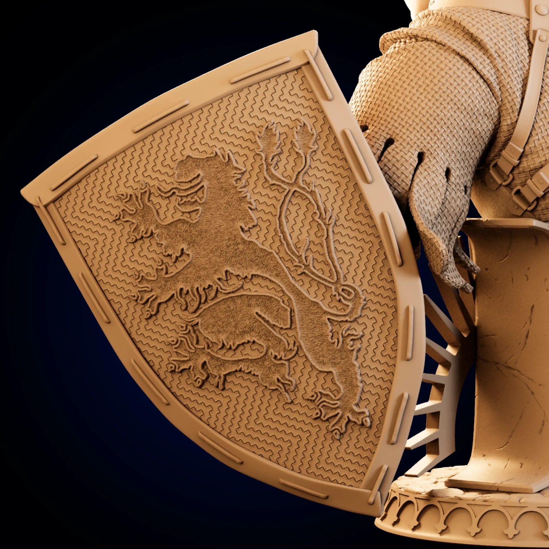 Warrior Henry Bust | Resin Garage Kit | Volition Miniatures