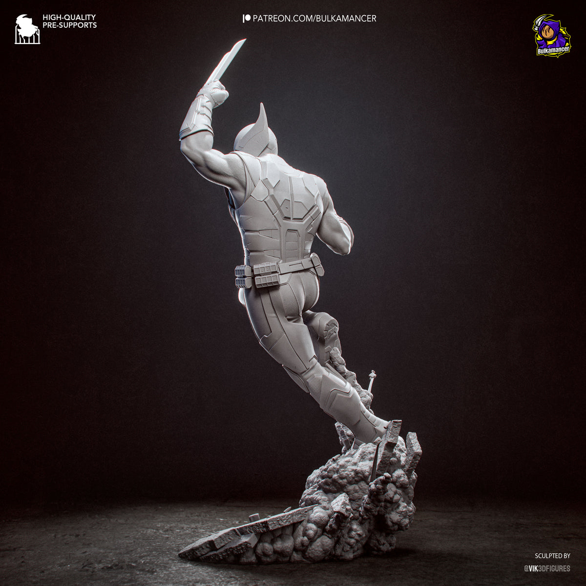 Ingeniero de escuadrón aerotransportado | Figura de kit de resina para garaje | Bulkamancer Sculpts