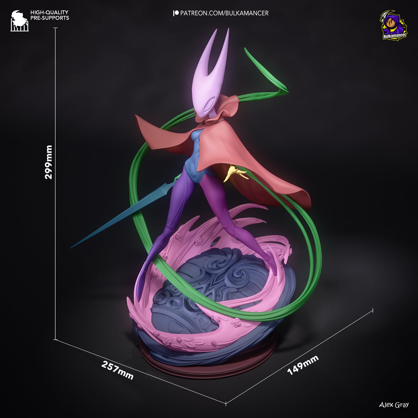 Hornyt | Resin Garage Kit Figure Game Fan Art | Bulkamancer Sculpts