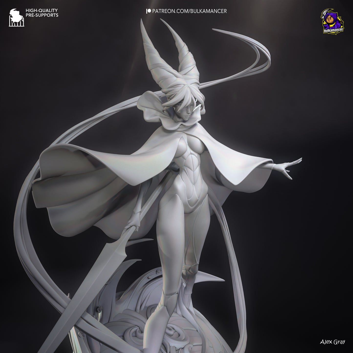 Hornyt | Resin Garage Kit Figure Game Fan Art | Bulkamancer Sculpts