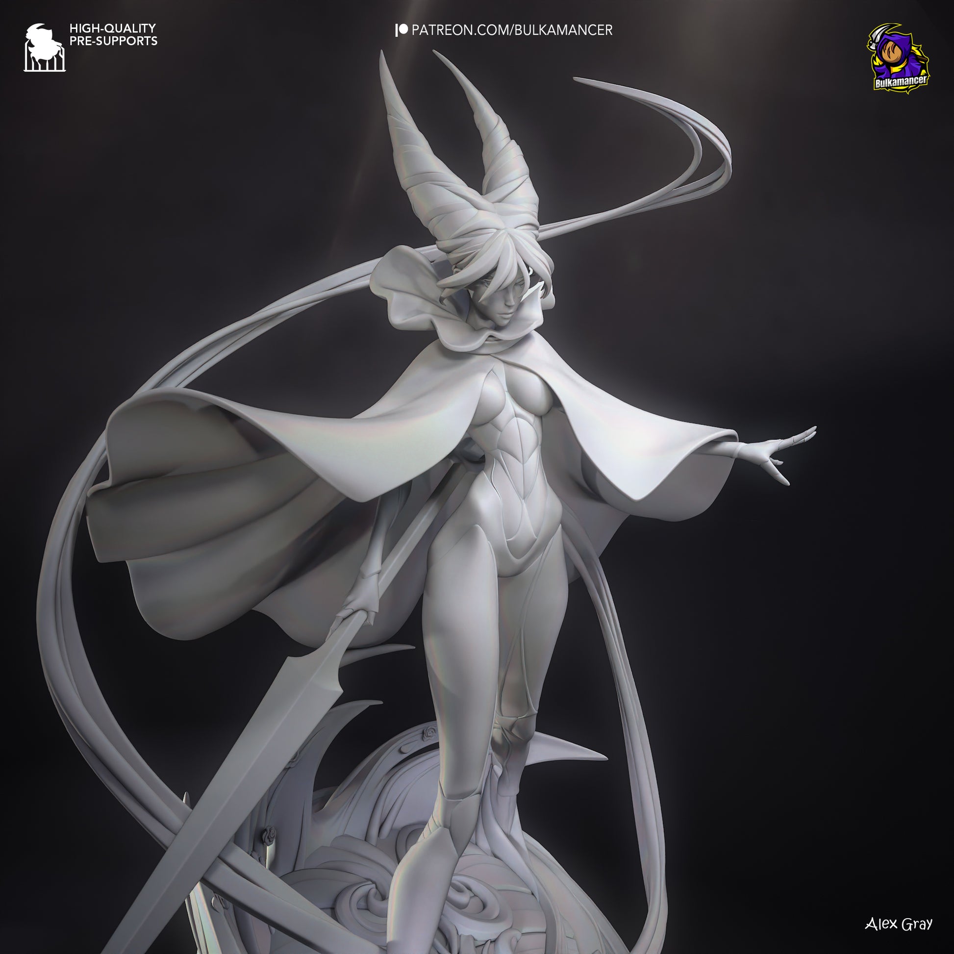 Hornyt | Resin Garage Kit Figure Game Fan Art | Bulkamancer Sculpts