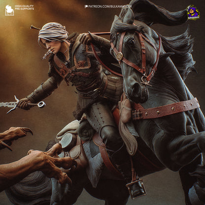Hunt in the Wilds | Resin Garage Kit Figure Game Fan Art | Bulkamancer Sculpts