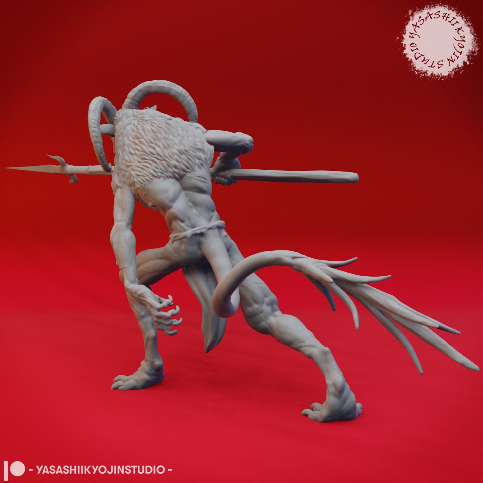 Bulezau | TABLETOP SCALE | TTRPG Monster Miniature | Yasashii Kyojin Studio