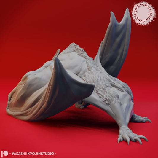 Dire Bats | TABLETOP SCALE | D&D TTRPG Monster Miniature | Yasashii Kyojin Studio
