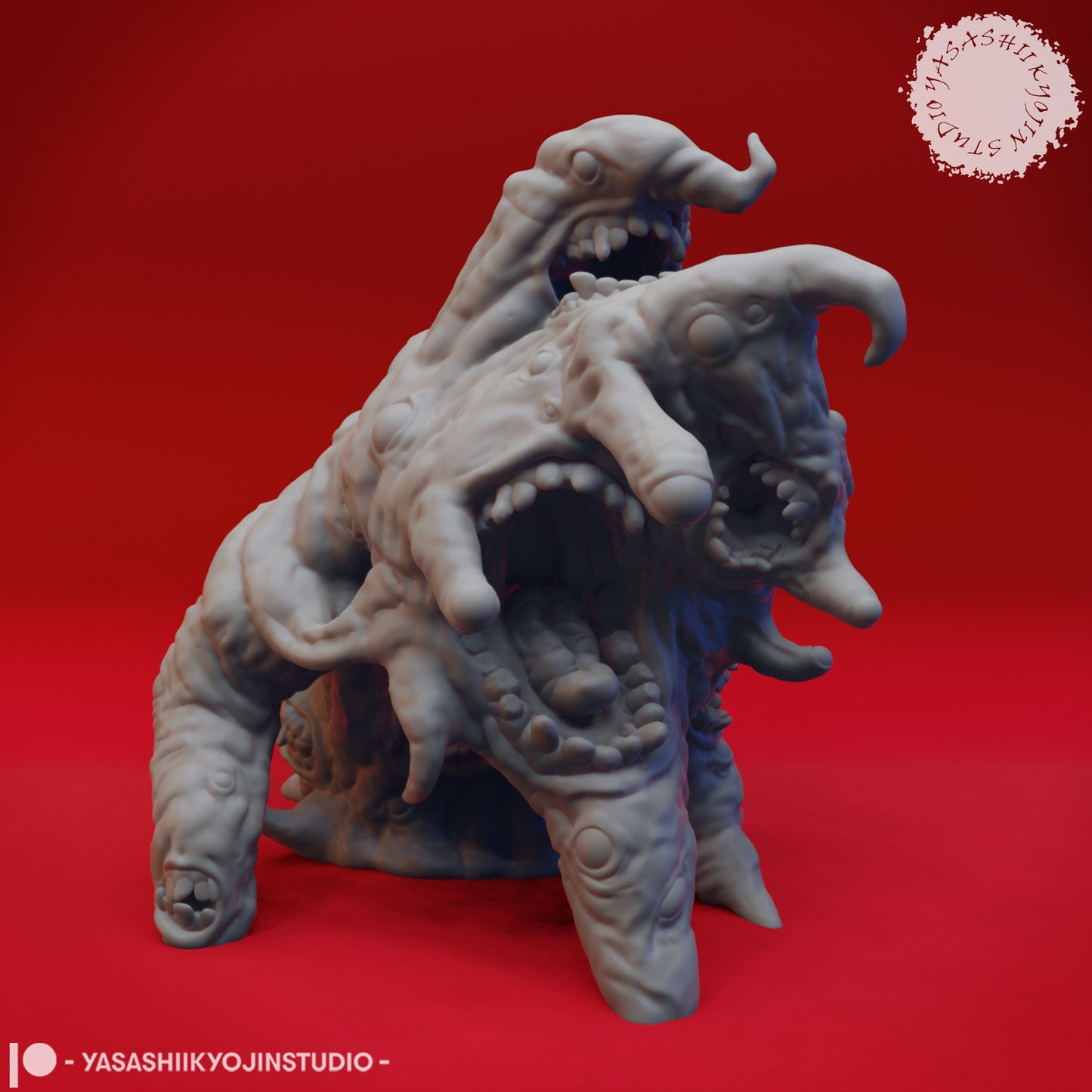 Gibbering Mouther | TABLETOP SCALE | D&D TTRPG Monster Miniature | Yasashii Kyojin Studio