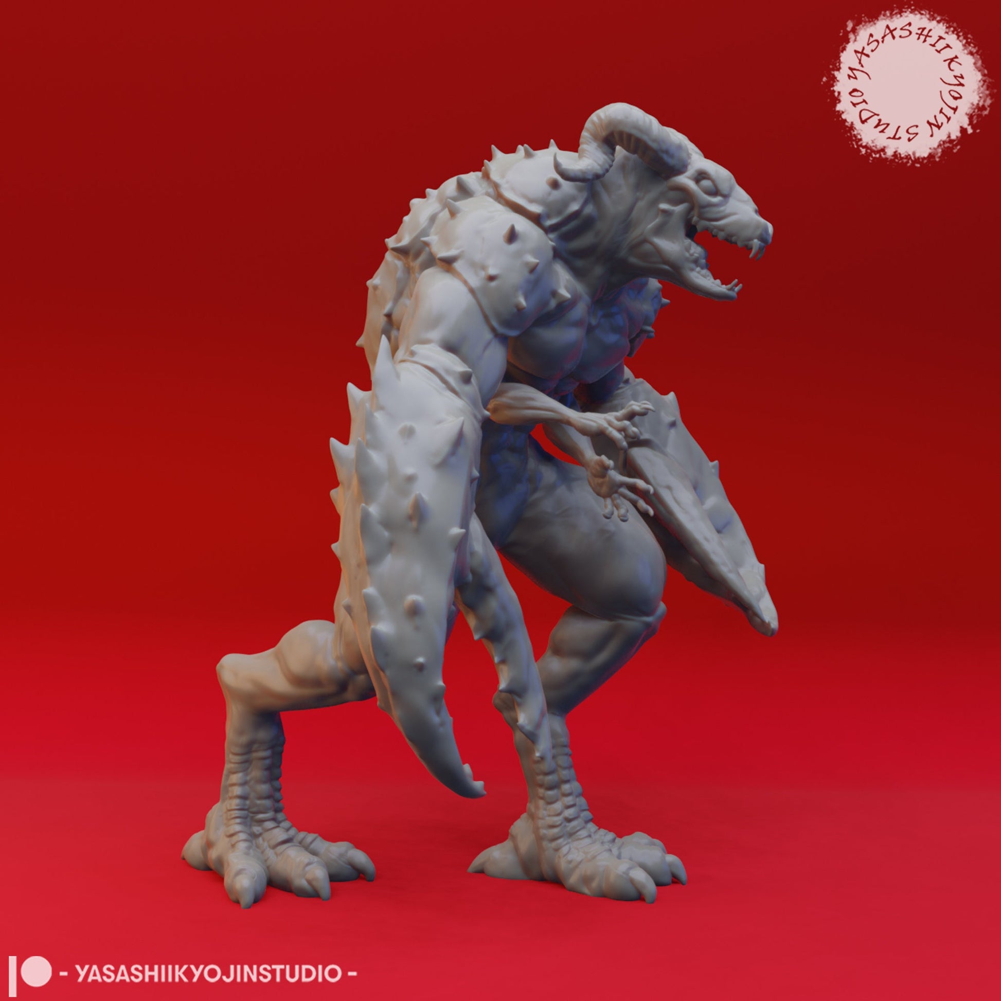 Glabrezu | Tabletop Scale | D&D TTRPG Monster Miniature | Yasashii Kyojin Studio